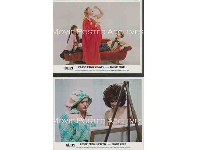 POSSE FROM HEAVEN, 1975, mini lobby cards, Fanne Foxe, Robert Perkin