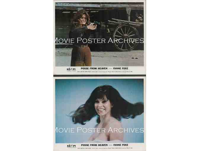 POSSE FROM HEAVEN, 1975, mini lobby cards, Fanne Foxe, Robert Perkin