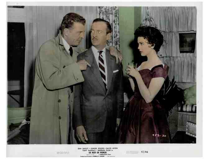 OH MEN OH WOMEN, 1957, movie stills (color), David Niven, Ginger Rogers