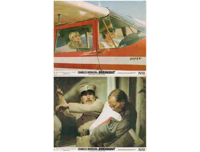 BREAKOUT, 1959, mini lobby cards, Richard Todd, Richard Attenborough