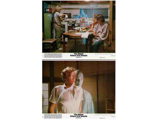 HOUSE WHERE EVIL DWELLS, 1982, mini lobby cards, Edward Albert