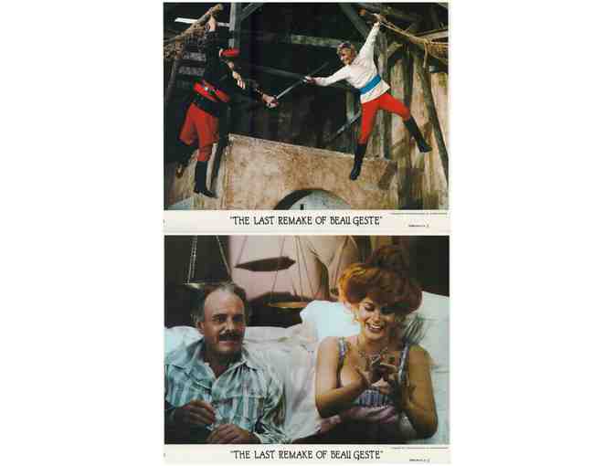 LAST REMAKE OF BEAU GESTE, 1977, mini lobby cards, Marty Feldman