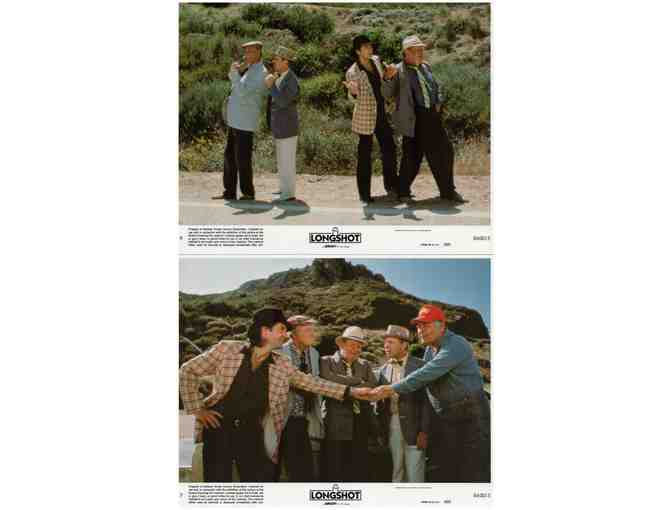 LONGSHOT, 1986, mini lobby cards, Tim Conway, Harvey Korman