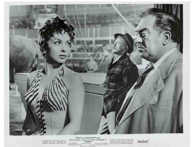 TRAPEZE, 1956, movie stills, Burt Lancaster, Tony Curtis, Gina Lollobrigida