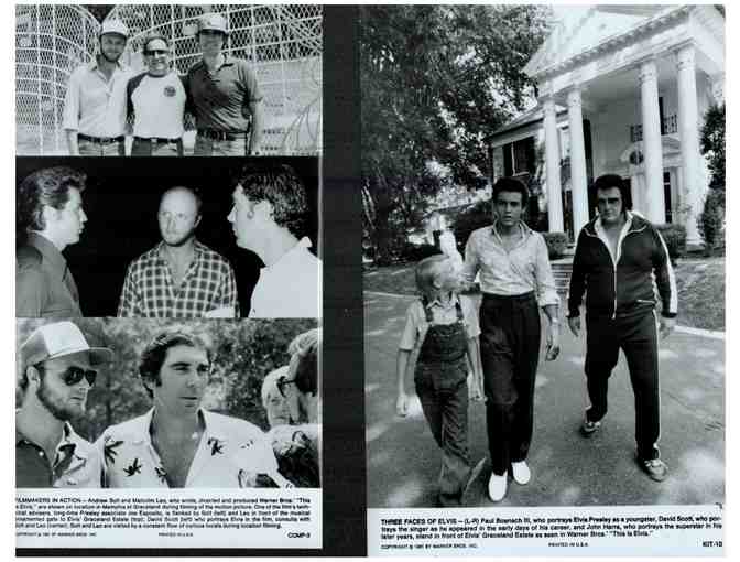 THIS IS ELVIS, 1981, movie stills, Elvis Presley, Priscilla Presley