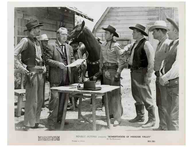 HOMESTEADERS OF PARADISE VALLEY, 1947, movie stills, Allan Rocky Lane