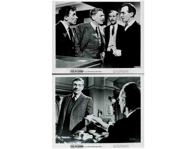 CASH ON DEMAND, 1962, movie stills, Peter Cushing, Andre Morell