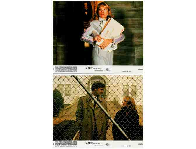 MARIE, 1985, mini lobby cards, Sissy Spacek, Jeff Daniels