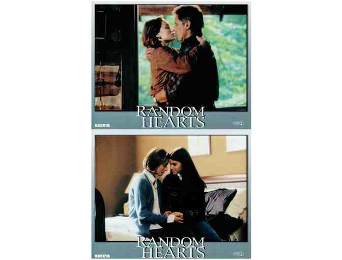 RANDOM HEARTS, 1999, mini lobby cards, Harrison Ford, Bonnie Hunt