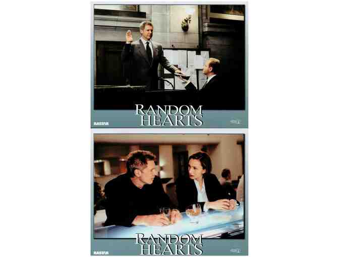 RANDOM HEARTS, 1999, mini lobby cards, Harrison Ford, Bonnie Hunt