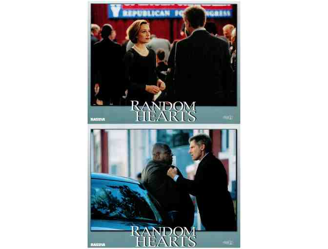 RANDOM HEARTS, 1999, mini lobby cards, Harrison Ford, Bonnie Hunt