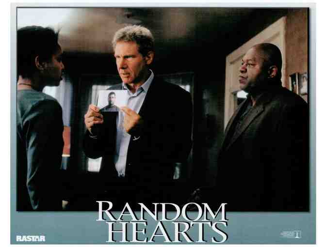 RANDOM HEARTS, 1999, mini lobby cards, Harrison Ford, Bonnie Hunt