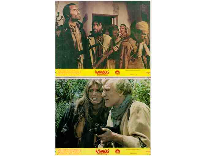 RAVAGERS, 1979, mini lobby cards, Richard Harris, Ernest Borgnine