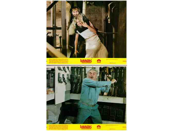 RAVAGERS, 1979, mini lobby cards, Richard Harris, Ernest Borgnine