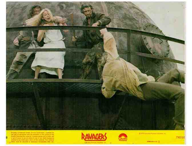 RAVAGERS, 1979, mini lobby cards, Richard Harris, Ernest Borgnine