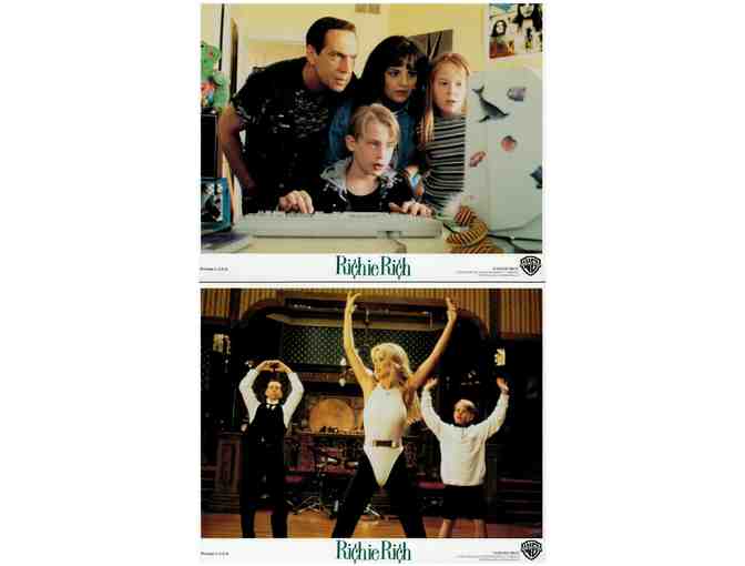 RICHIE RICH, 1994, mini lobby cards, Macaulay Culkin, Edward Herrmann