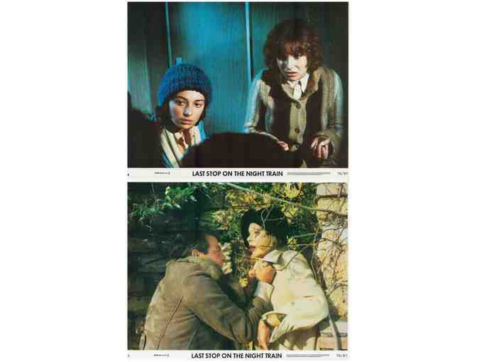 LAST STOP ON THE NIGHT TRAIN, 1976, mini lobby cards, Kay Beal