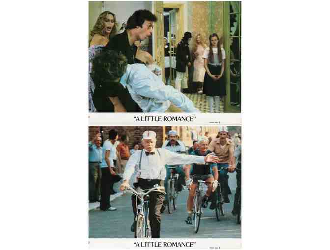 LITTLE ROMANCE, 1979, mini lobby cards, Laurence Olivier, Sally Kellerman