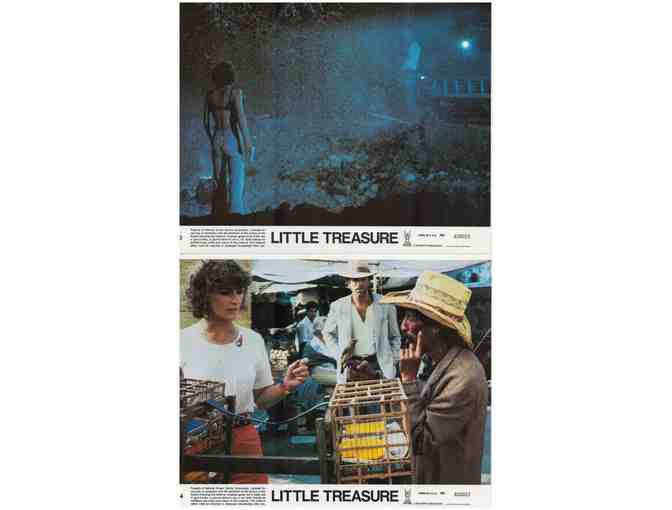 LITTLE TREASURE, 1985, mini lobby card, Margot Kidder, Burt Lancaster