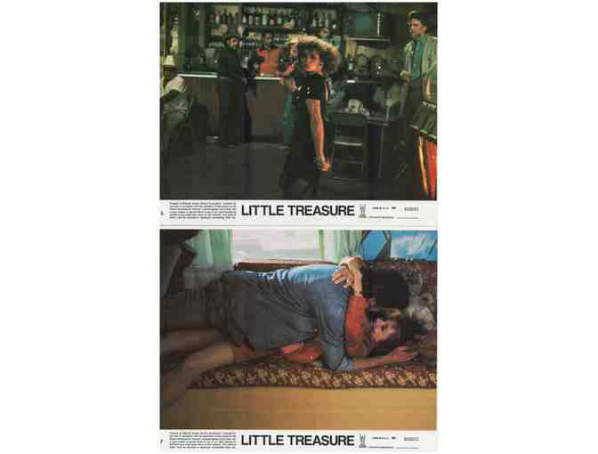 LITTLE TREASURE, 1985, mini lobby card, Margot Kidder, Burt Lancaster