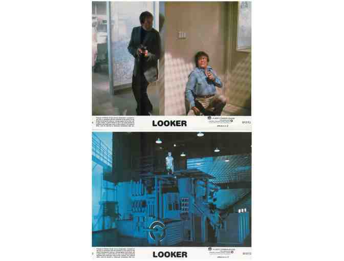 LOOKER, 1981, mini lobby cards, Albert Finney, James Coburn