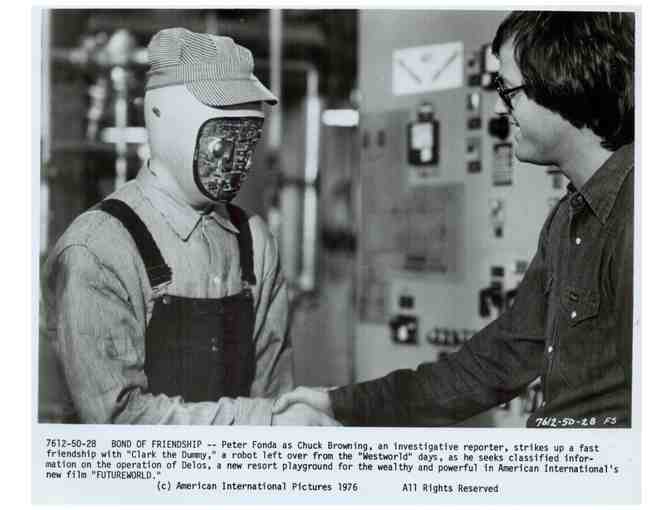 FUTUREWORLD, 1976, movie stills, Peter Fonda, Yul Brynner