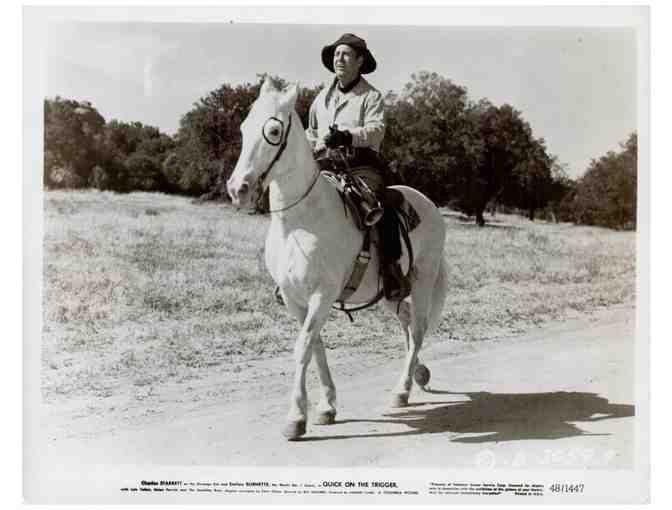 QUICK ON THE TRIGGER, 1948, movie stills, Charls Starrett, Smily Burnette