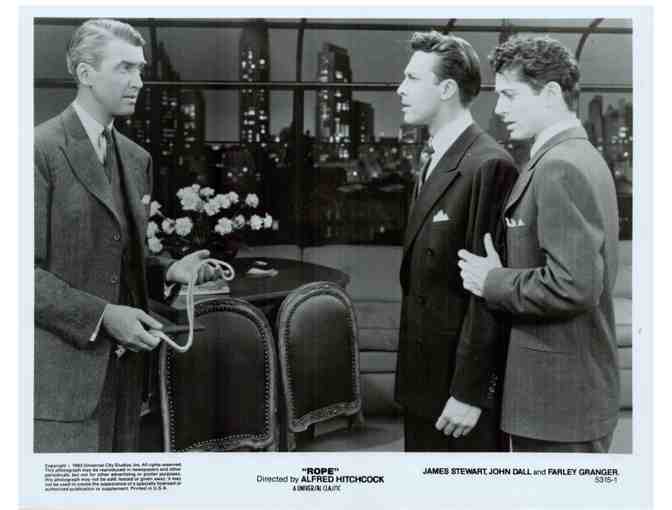 ROPE, 1948, movie stills, Jimmy Stewart, Cedric Hardwicke