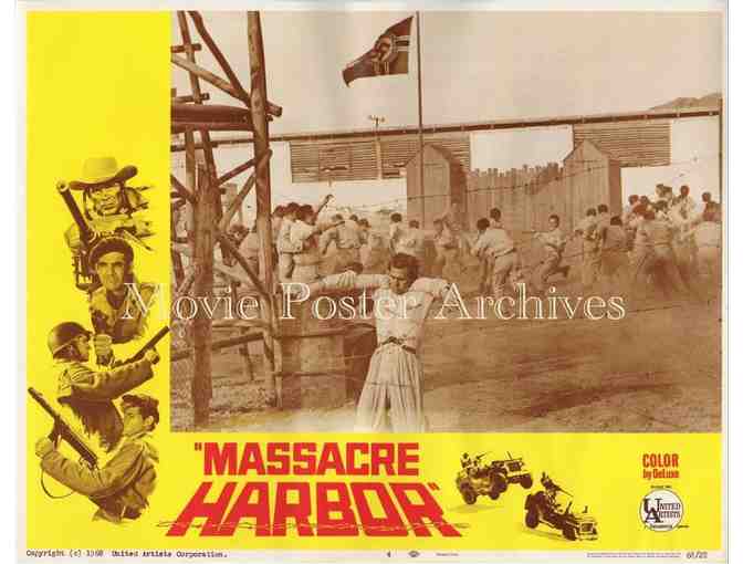 MASSACRE HARBOR, 1968, lobby cards, Christopher George, Claudine Longet