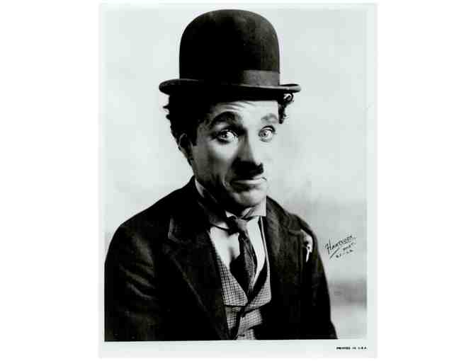 CHARLIE CHAPLIN, group of classic celebrity portraits, stills or photos