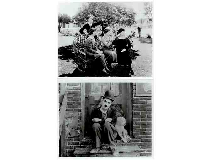 CHARLIE CHAPLIN, group of classic celebrity portraits, stills or photos