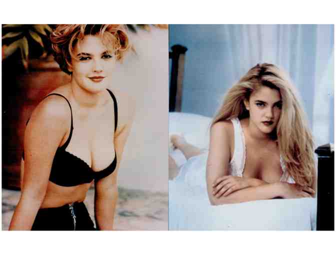 DREW BARRYMORE, group of classic celebrity portraits, stills or photos