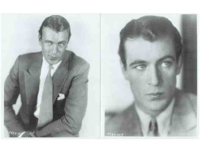 GARY COOPER, group of classic celebrity portraits, stills or photos