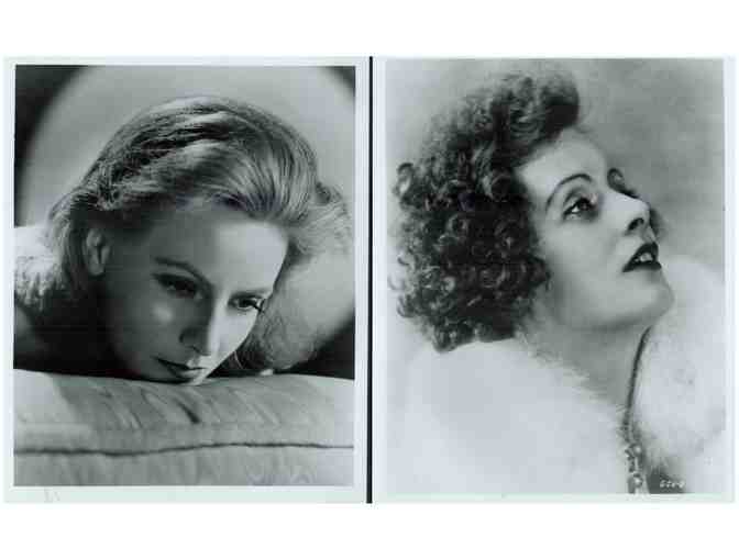 GRETA GARBO, group of classic celebrity portraits, stills or photos