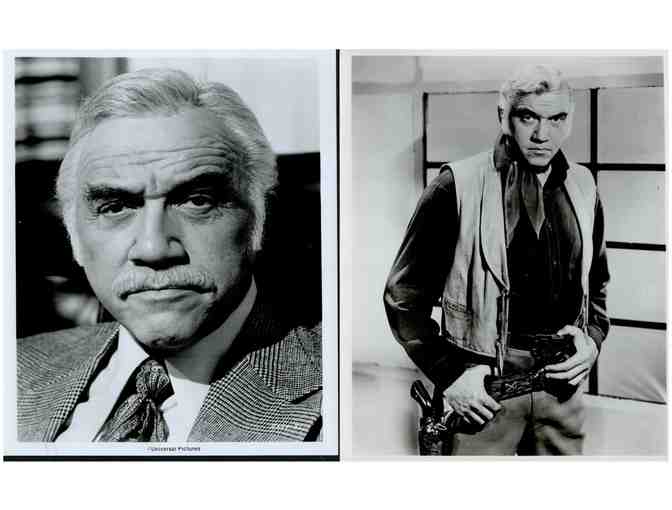 LORNE GREEN, group of classic celebrity portraits, stills or photos