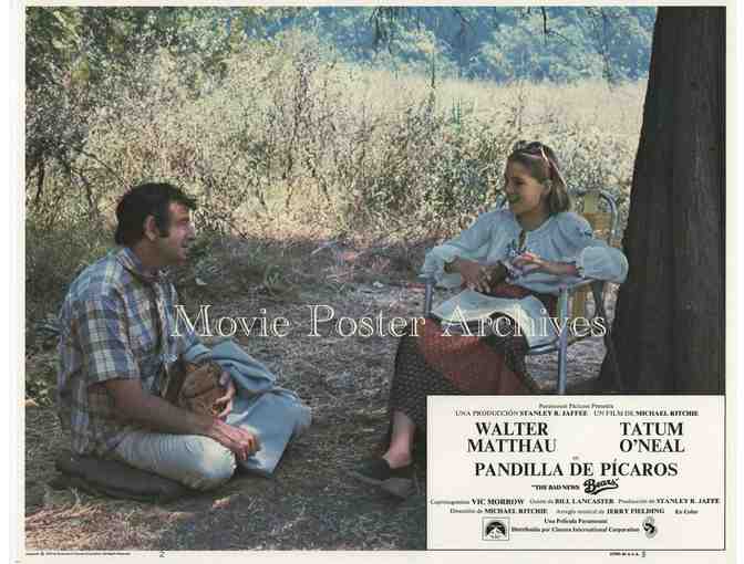 BAD NEWS BEARS, 1976, lobby cards, Walter Matthau, Tatum ONeal