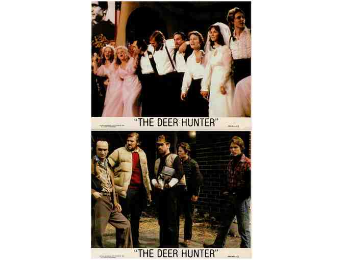 DEER HUNTER, 1978, cards and stills, Robert De Niro, Meryl Streep