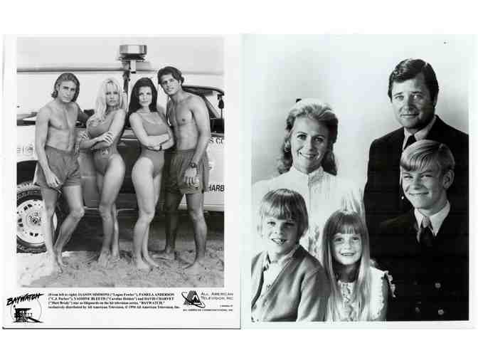 TV STILLS/PHOTOS LOT 10, varying dates, 8 titles, Baywatch, Lois and Clark, Nanny and Professor