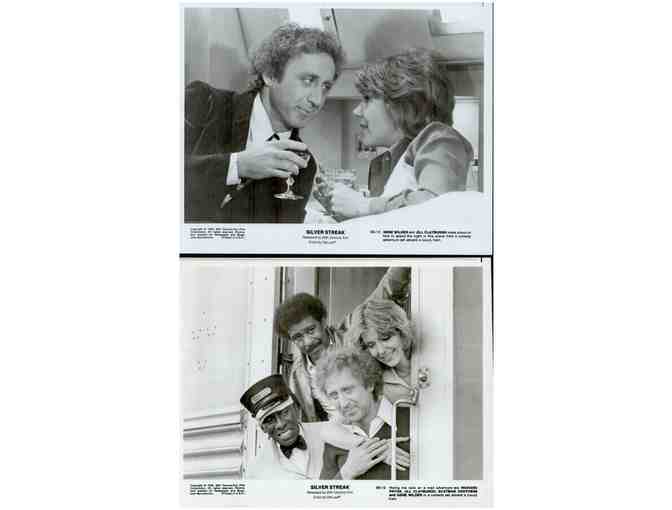 SILVER STREAK, 1976, cards and stills, Gene Wilder, Richard Pryor