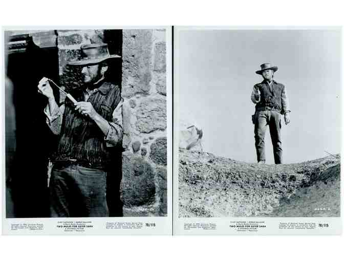 TWO MULES FOR SISTER SARA, 1970, cards and stills, Clint Eastwood