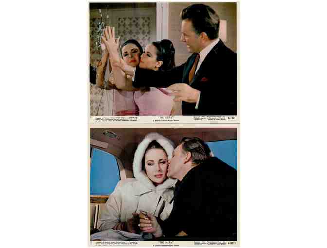 V.I.P.s, 1963, cards and stills, Elizabeth Taylor, Richard Burton