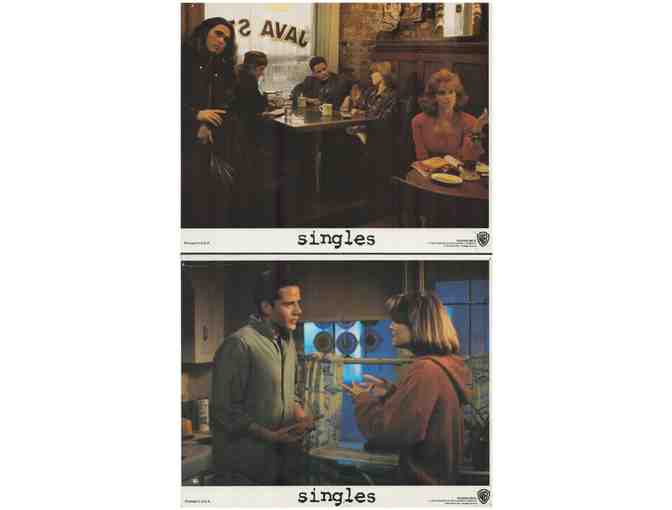SINGLES, 1992, mini lobby cards, Bridget Fonda, Matt Dillon