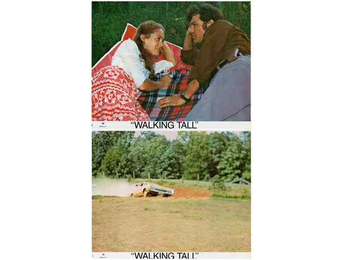 WALKING TALL, 1973, cards and photos, Joe Don Baker, Elizabeth Hartman