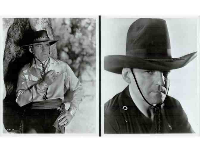 BUCK JONES, group of classic celebrity portraits, stills or photos