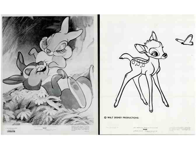 BAMBI, 1942, movie stills, collectors lot, Walt Disney animated feature