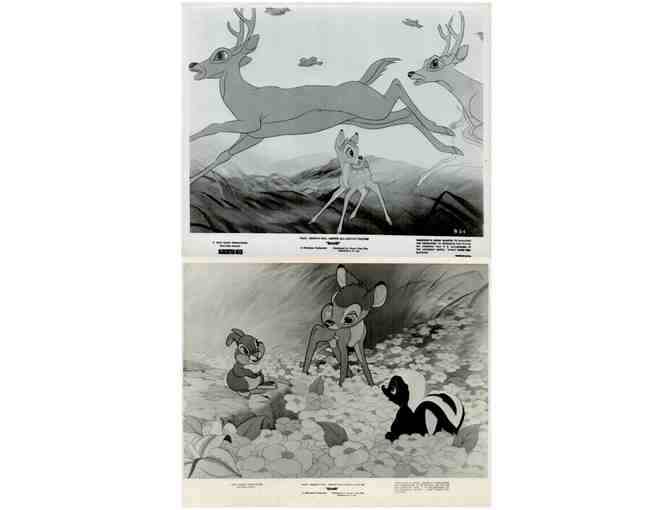 BAMBI, 1942, movie stills, collectors lot, Walt Disney animated feature