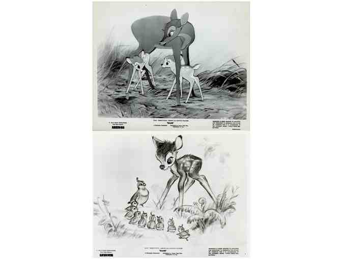 BAMBI, 1942, movie stills, collectors lot, Walt Disney animated feature