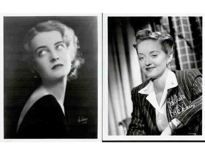 BETTE DAVIS, collectors lot, group of classic celebrity portraits, stills or photos