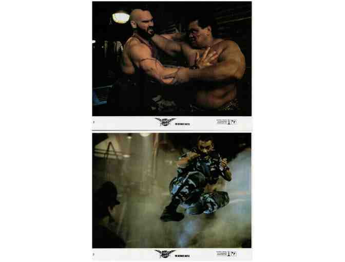 STREET FIGHTER, 1994, mini lobby cards, Jean-Claude Van Damme, Raul Julia