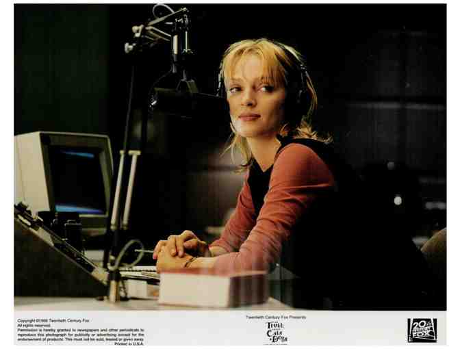 TRUTH ABOUT CATS AND DOGS, 1996, mini lobby cards, Uma Thurman